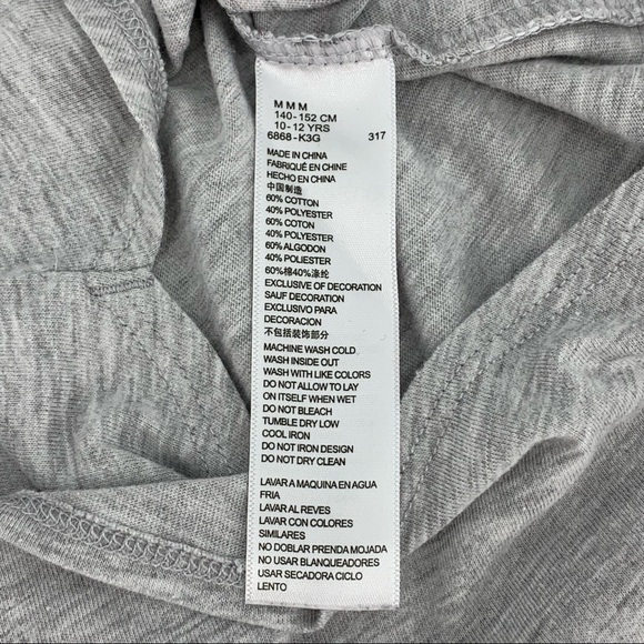 2/$25 Converse Girl's Peralescent Lenticular Pink & Grey Sleeveless Tee, Medium - Picture 11 of 11